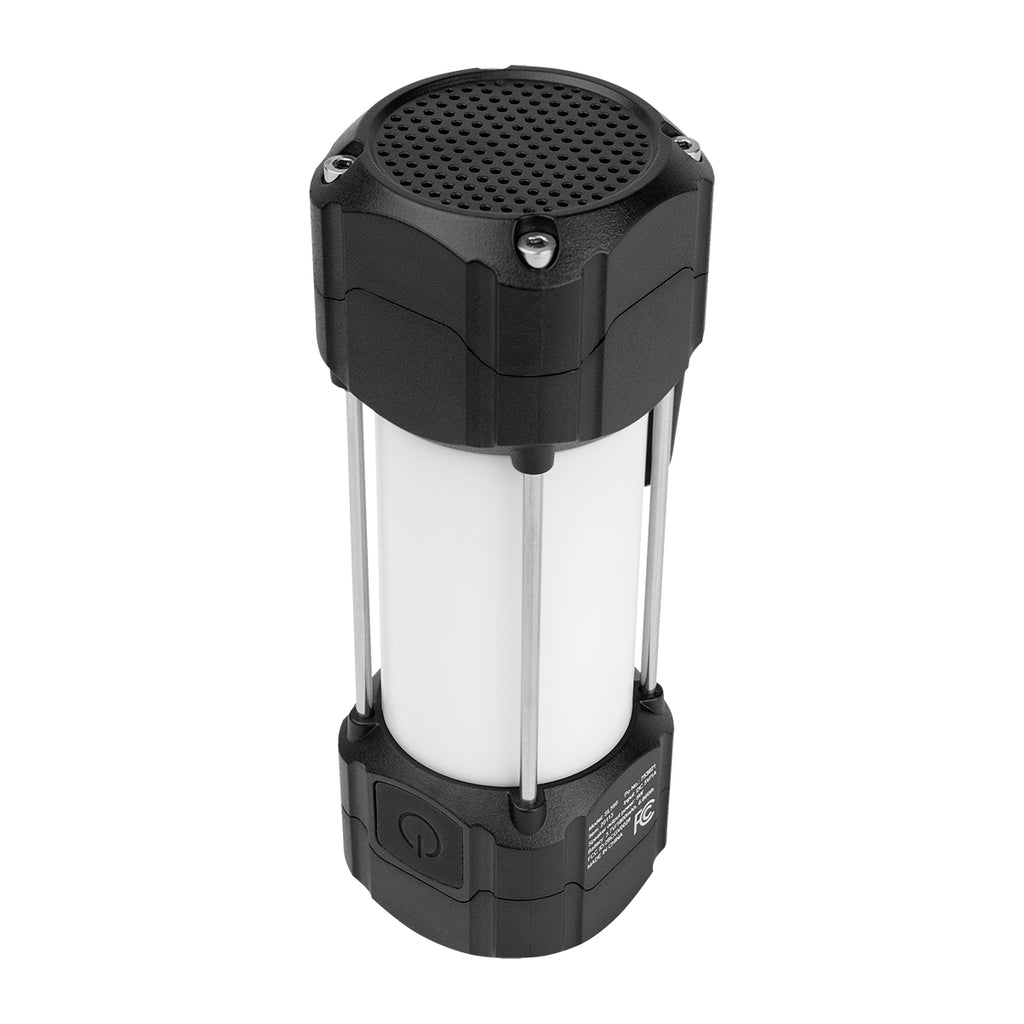 Canyon COB Lantern and Speaker - Black with White - Speaker