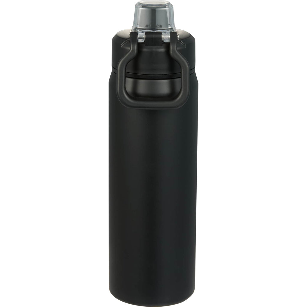 Canyon Recycled Stainless Sports Bottle, 30 oz - Black - Back