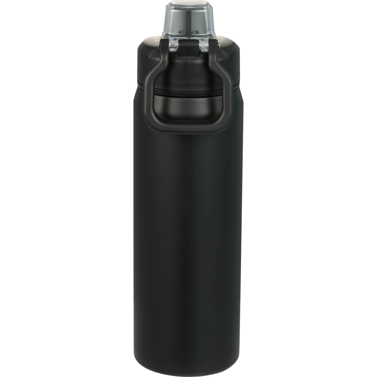 Canyon Recycled Stainless Sports Bottle, 30 oz - Black - Back