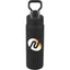 Canyon Recycled Stainless Sports Bottle, 30 oz Full Color - Black - Front
