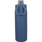 Canyon Recycled Stainless Sports Bottle, 30 oz - Nightfall Blue - Back