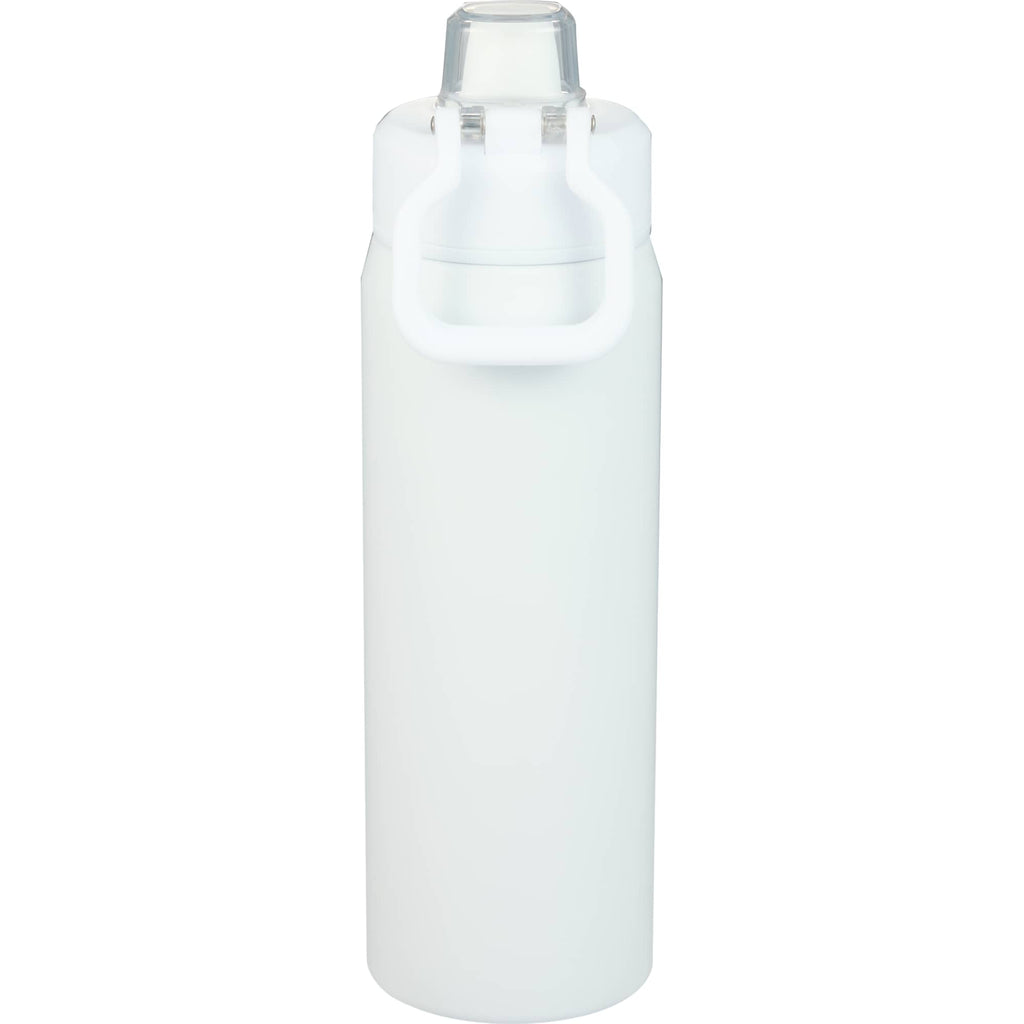Canyon Recycled Stainless Sports Bottle, 30 oz - White - Back