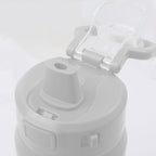Canyon Recycled Stainless Sports Bottle, 30 oz - White - Spout Detail
