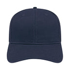 Cap America Chino Twill Trucker Cap with Mesh Back Embroidery - Navy/Navy - Front 2