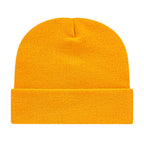 Cap America Cuffed Knit Beanie Embroidery - Athletic Gold - Photo