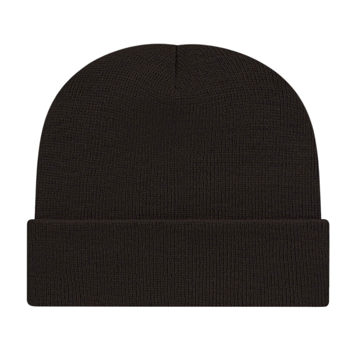 Cap America Cuffed Knit Beanie Embroidery - Black - Photo