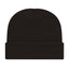 Cap America Cuffed Knit Beanie Embroidery - Black - Photo