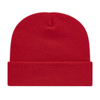 Cap America Cuffed Knit Beanie Embroidery - Cardinal - Photo 2