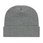 Cap America Cuffed Knit Beanie Embroidery - Heather - Photo