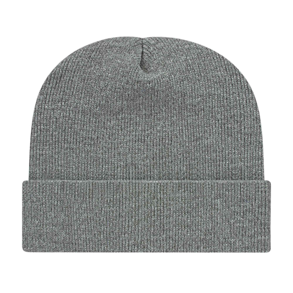 Cap America Cuffed Knit Beanie Embroidery - Heather - Photo