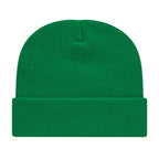 Cap America Cuffed Knit Beanie Embroidery - Kelly Green - Photo
