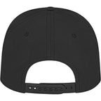 Cap America Icon Rope Cap in Performance Fabric Embroidery - Black/White - Back