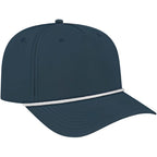 Cap America Icon Rope Cap in Performance Fabric Embroidery - Blue/White - Right Angle
