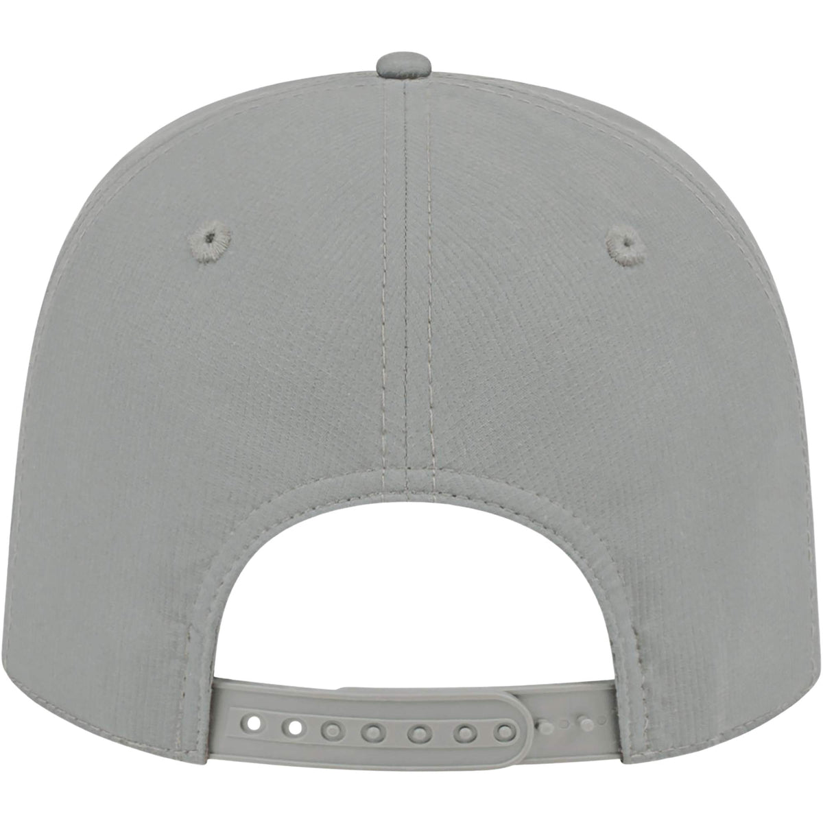 Cap America Icon Rope Cap in Performance Fabric Embroidery - Gray/Black - Back