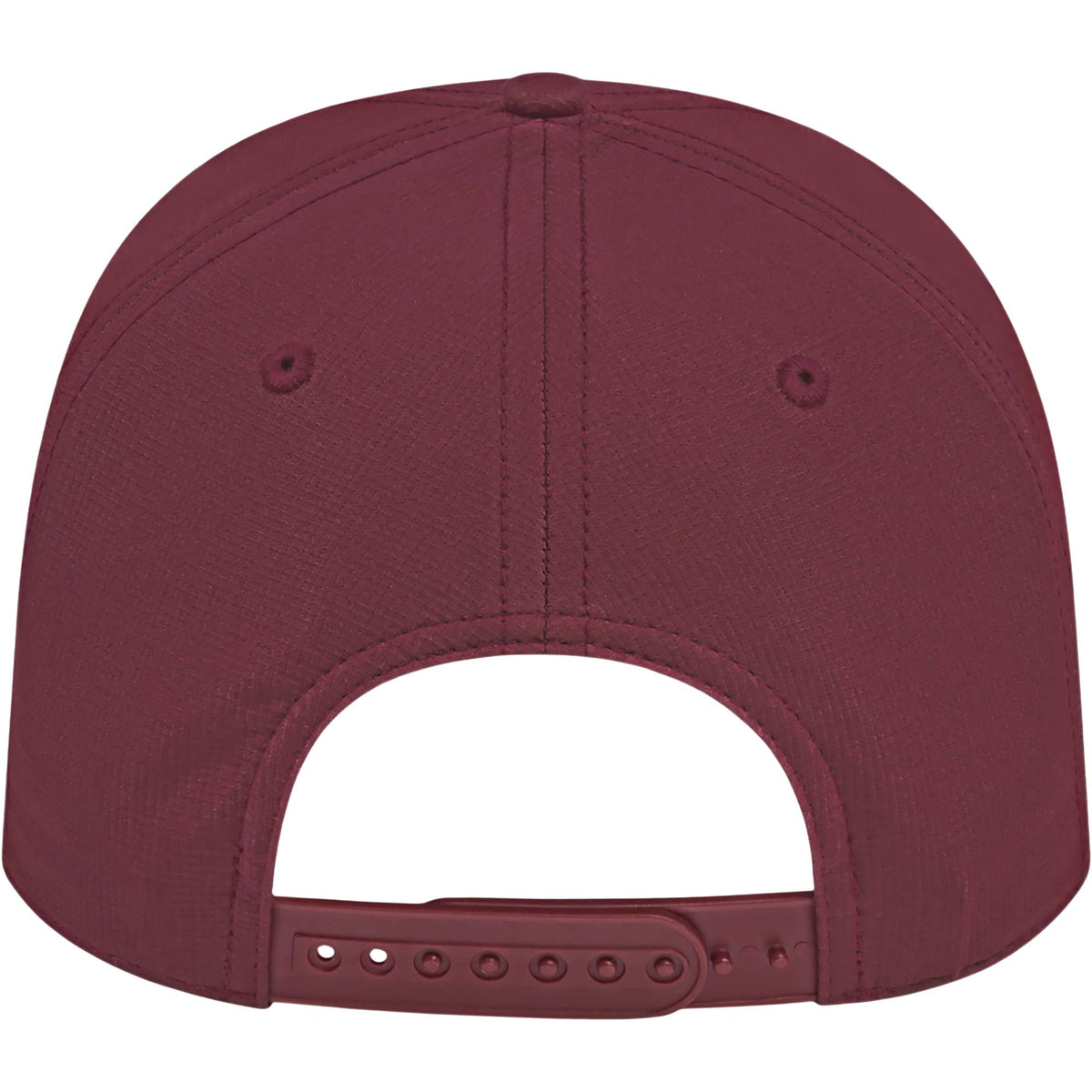 Cap America Icon Rope Cap in Performance Fabric Embroidery - Merlot - Back