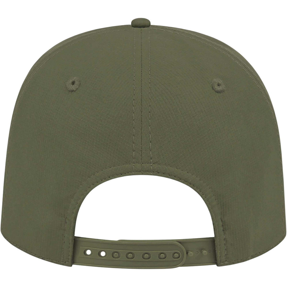 Cap America Icon Rope Cap in Performance Fabric Embroidery - Olive - Back