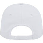 Cap America Icon Rope Cap in Performance Fabric Embroidery - White/Black - Back