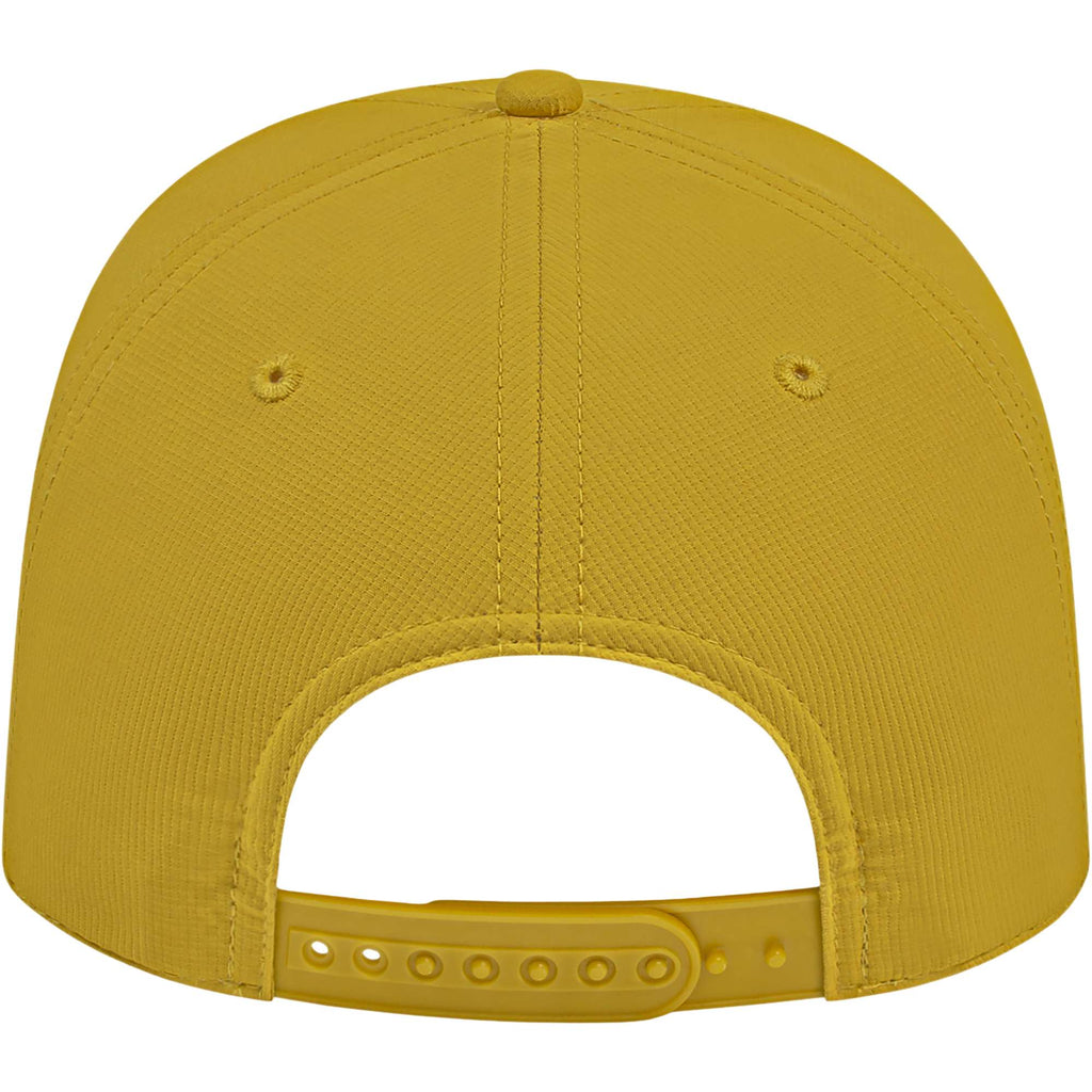 Cap America Icon Rope Cap in Performance Fabric Embroidery - Yellow/Black - Back