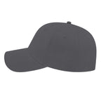 Cap America Low Profile Brushed Twill Cap Embroidery - Charcoal - Right Side