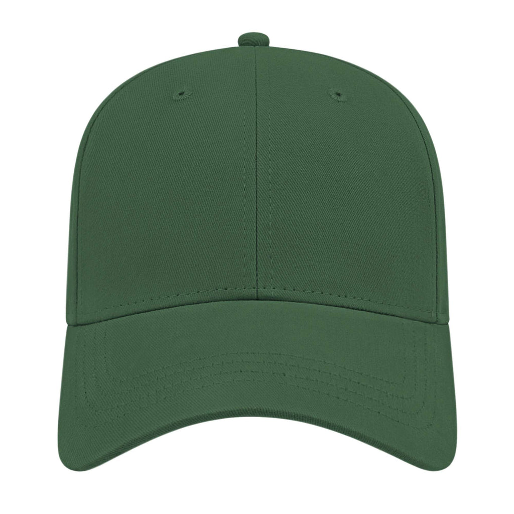 Cap America Low Profile Brushed Twill Cap Embroidery - Forest - Front 2
