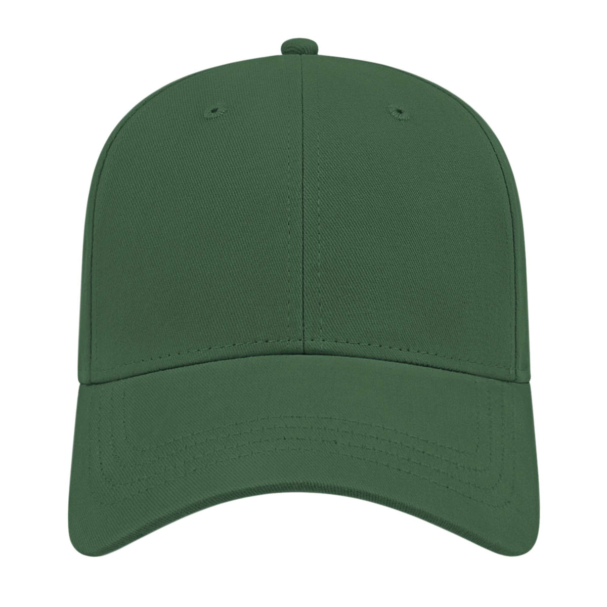 Cap America Low Profile Brushed Twill Cap Embroidery - Forest - Front 2