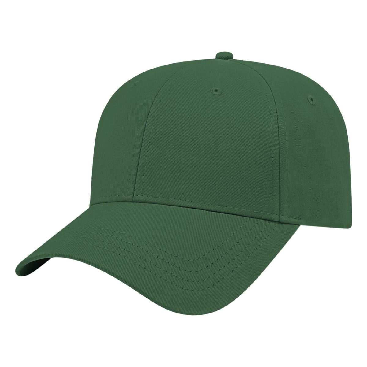 Cap America Low Profile Brushed Twill Cap Embroidery - Forest - Front