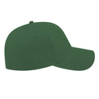 Cap America Low Profile Brushed Twill Cap Embroidery - Forest - Left Side