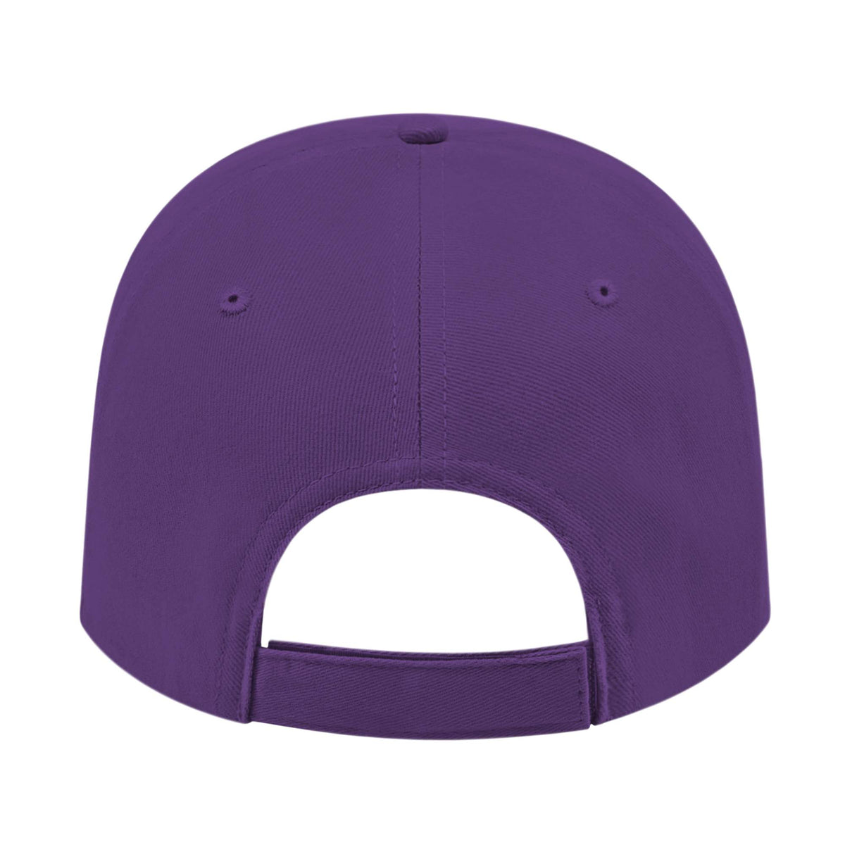 Cap America Low Profile Brushed Twill Cap Embroidery - Purple - Back