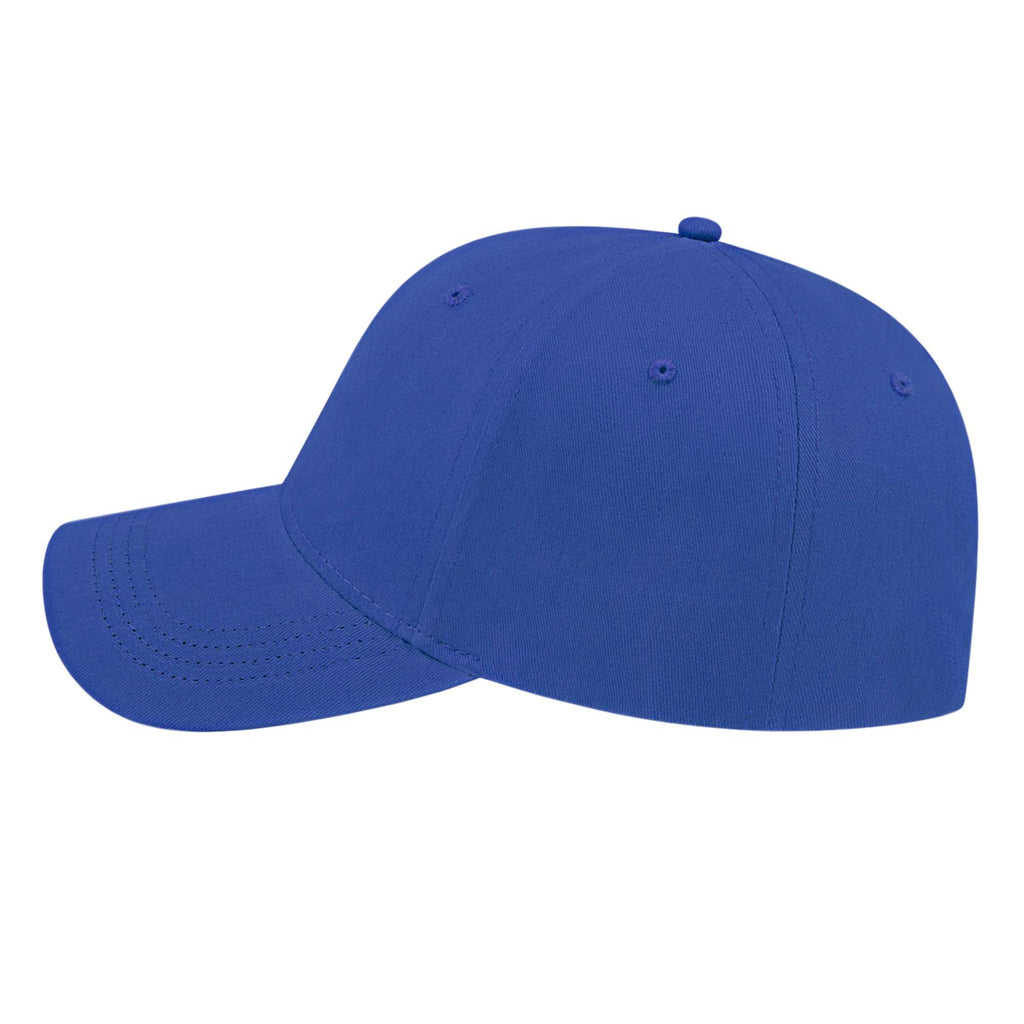 Cap America Low Profile Brushed Twill Cap Embroidery - Royal - Right Side