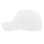 Cap America Low Profile Brushed Twill Cap Embroidery - White - Right Side
