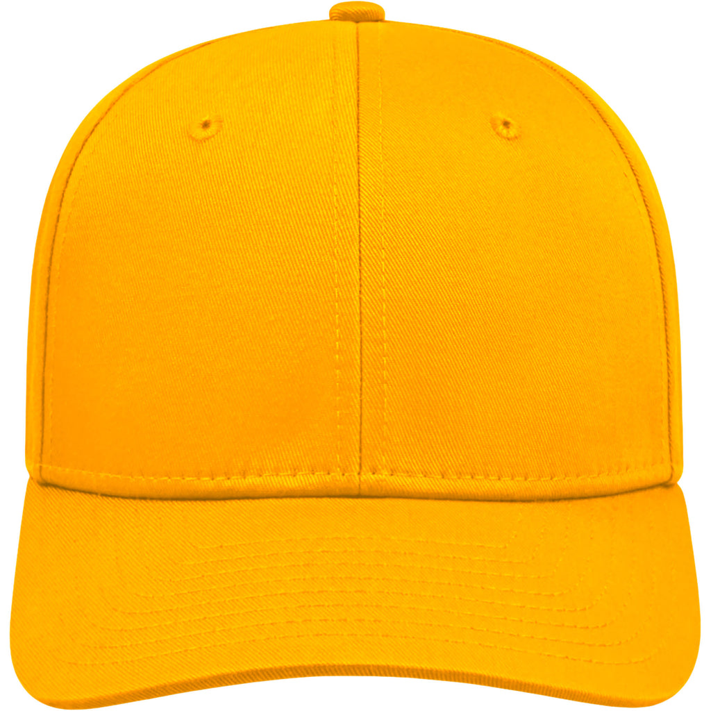 Cap America Original Snapback Cap in Poly Cotton Embroidery - Athletic Gold - Front