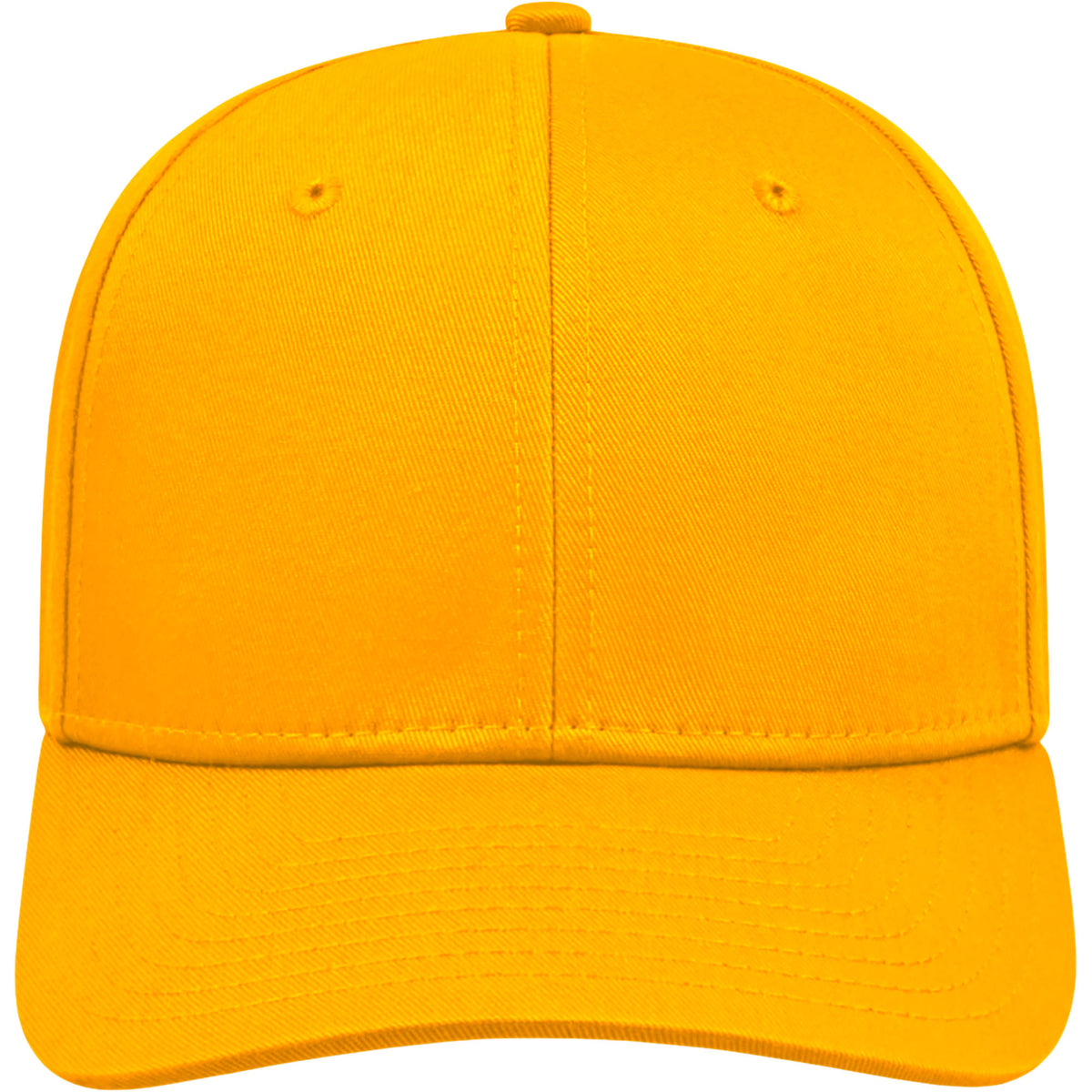 Cap America Original Snapback Cap in Poly Cotton Embroidery - Athletic Gold - Front
