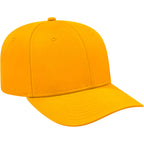 Cap America Original Snapback Cap in Poly Cotton Embroidery - Athletic Gold - Left Angle