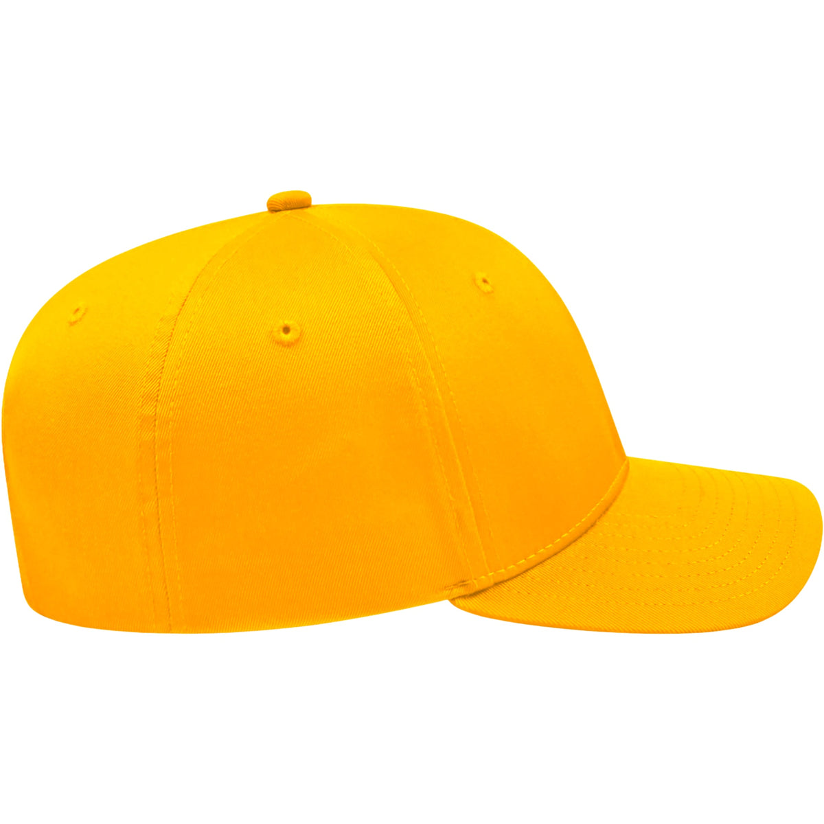 Cap America Original Snapback Cap in Poly Cotton Embroidery - Athletic Gold - Right Side