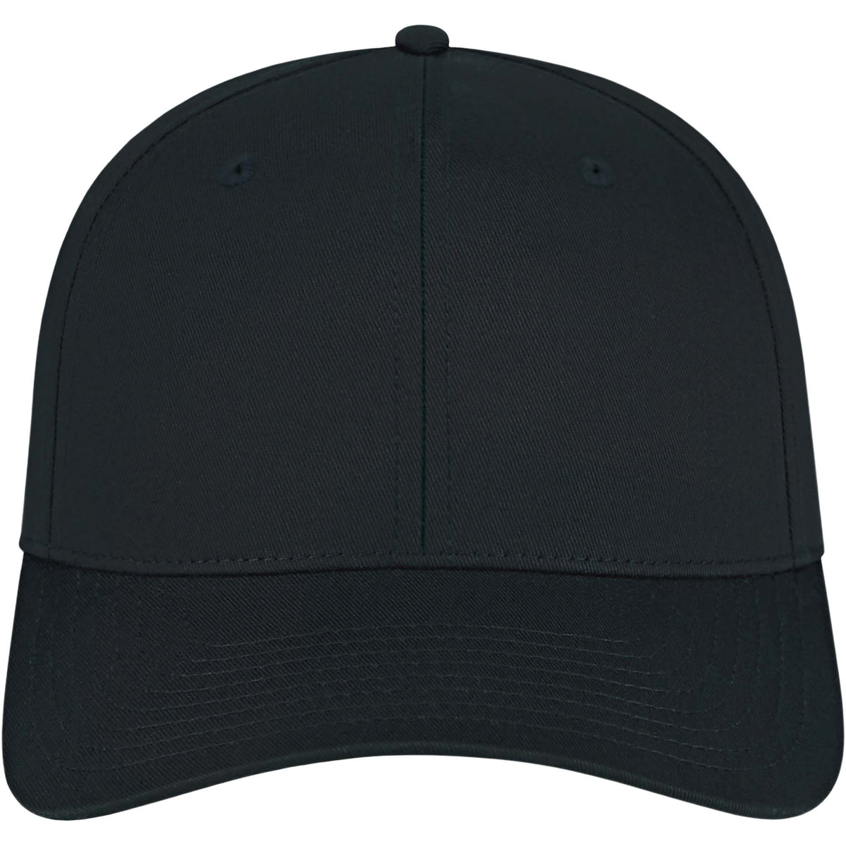 Cap America Original Snapback Cap in Poly Cotton Embroidery - Black - Front