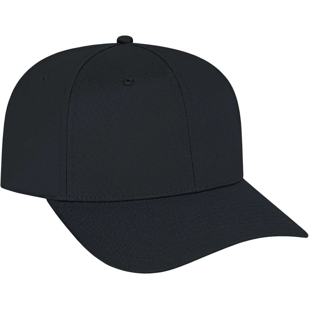 Cap America Original Snapback Cap in Poly Cotton Embroidery - Black - Left Angle
