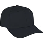 Cap America Original Snapback Cap in Poly Cotton Embroidery - Black - Left Angle