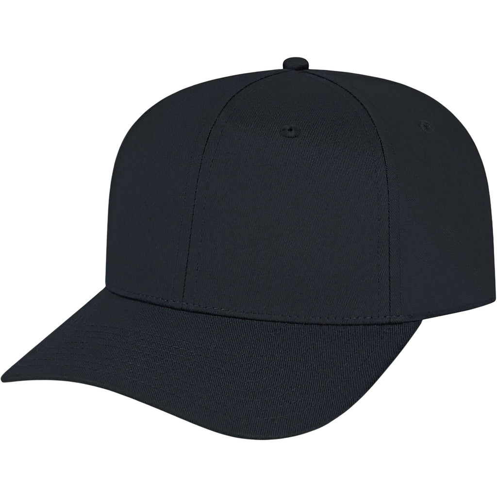 Cap America Original Snapback Cap in Poly Cotton Embroidery - Black - Right Angle