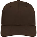 Cap America Original Snapback Cap in Poly Cotton Embroidery - Brown - Front