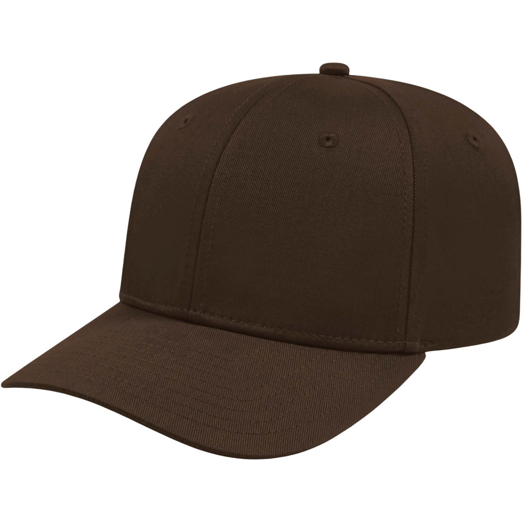 Cap America Original Snapback Cap in Poly Cotton Embroidery - Brown - Right Angle
