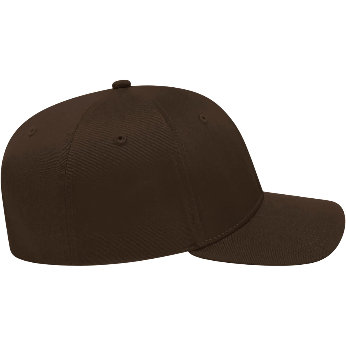 Cap America Original Snapback Cap in Poly Cotton Embroidery - Brown - Right Side