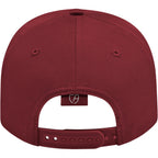Cap America Original Snapback Cap in Poly Cotton Embroidery - Cardinal - Back