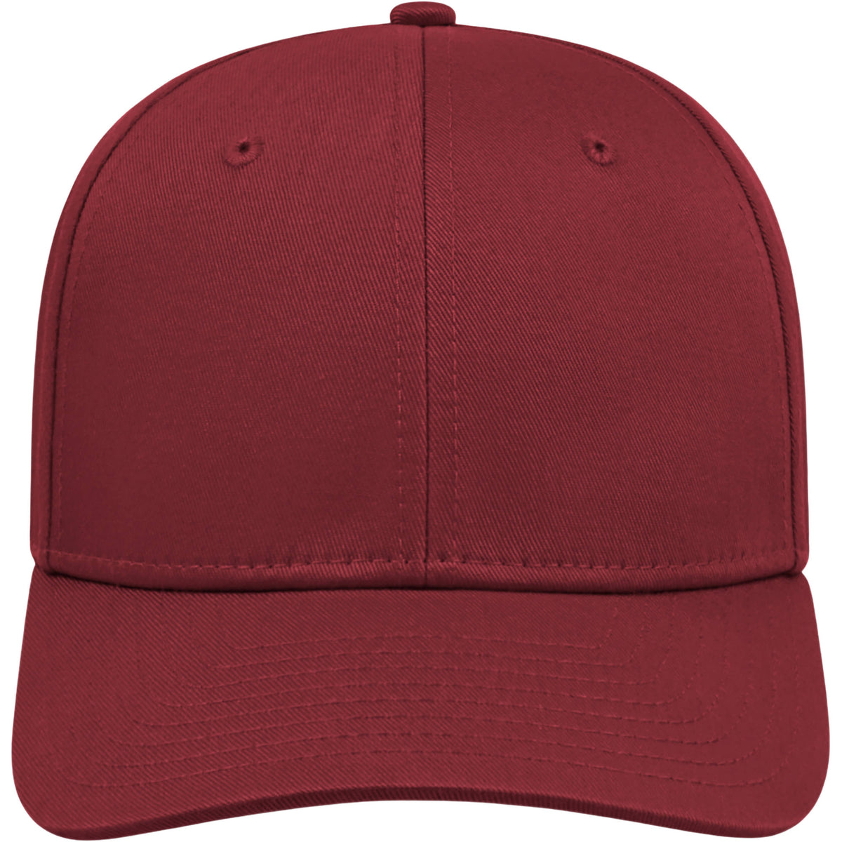 Cap America Original Snapback Cap in Poly Cotton Embroidery - Cardinal - Front