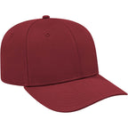 Cap America Original Snapback Cap in Poly Cotton Embroidery - Cardinal - Left Angle