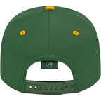 Cap America Original Snapback Cap in Poly Cotton Embroidery - Dark Green/Athletic Gold - Back 2