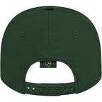 Cap America Original Snapback Cap in Poly Cotton Embroidery - Dark Green - Back