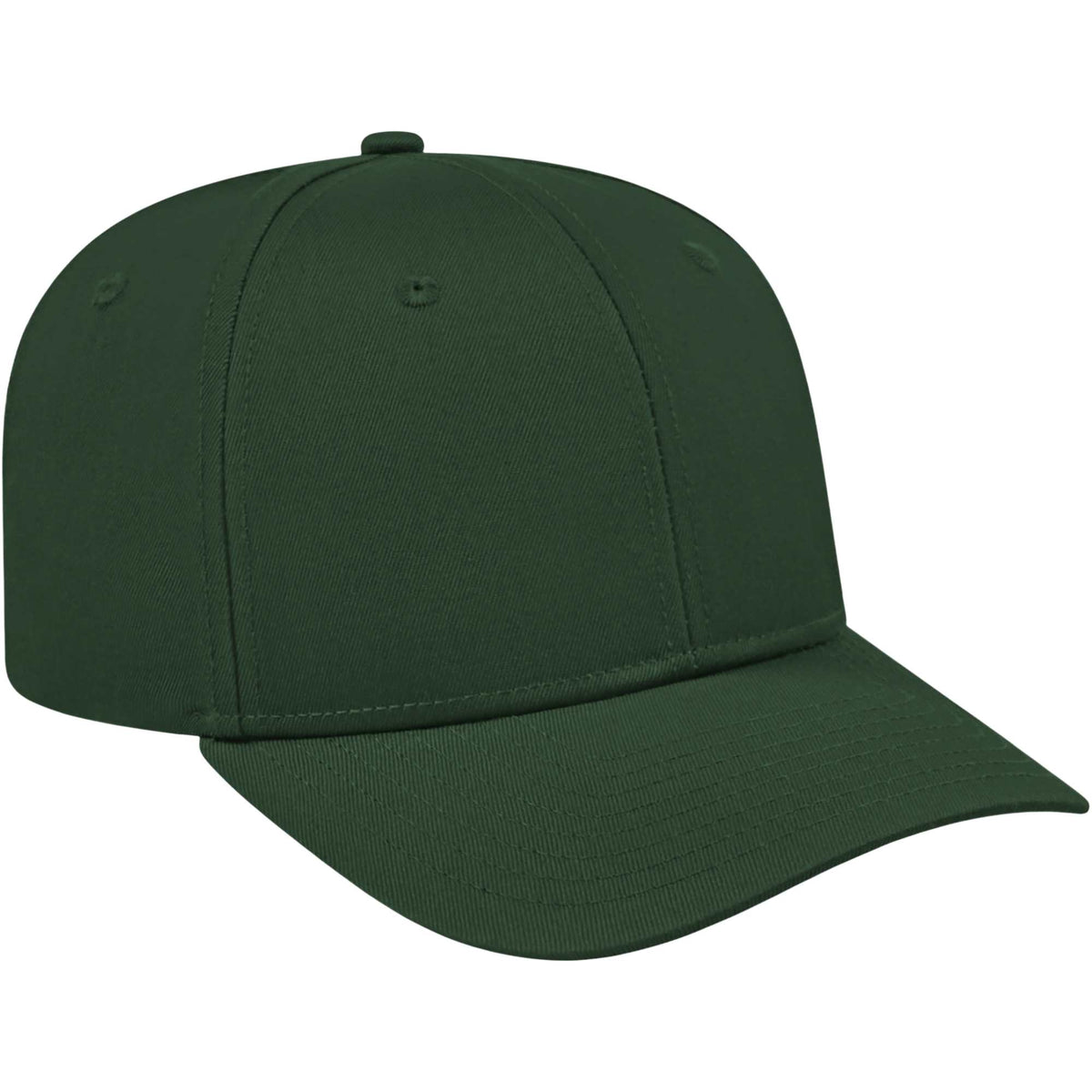 Cap America Original Snapback Cap in Poly Cotton Embroidery - Dark Green - Left Angle