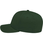Cap America Original Snapback Cap in Poly Cotton Embroidery - Dark Green - Left Side