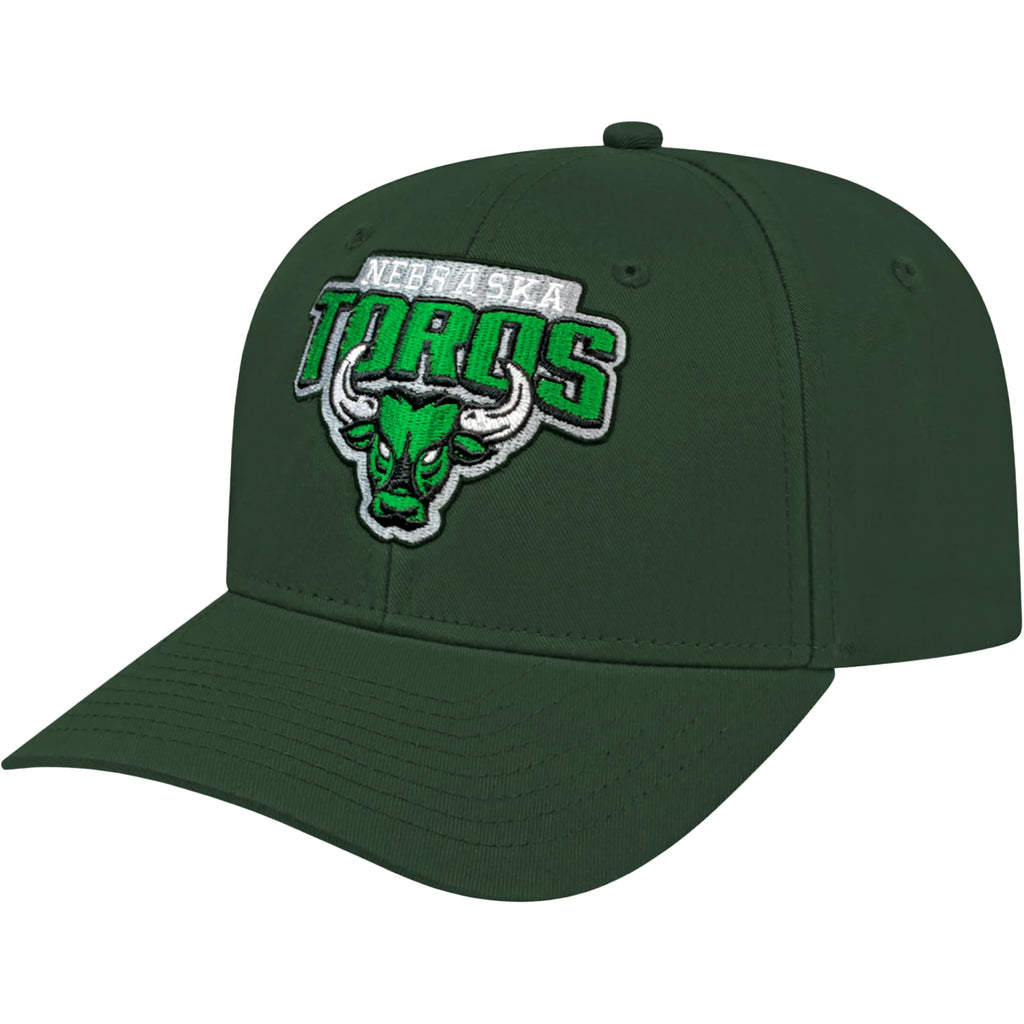Cap America Original Snapback Cap in Poly Cotton Embroidery - Dark Green - Right Angle
