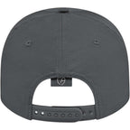 Cap America Original Snapback Cap in Poly Cotton Embroidery - Graphite - Back